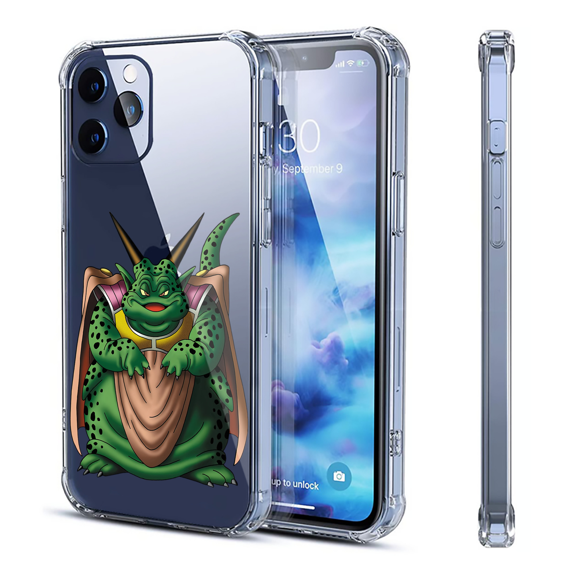 （画像用） ドラゴンクエスト Doragon Kuesuto Dragon Quest 【iPhone 12シリーズ対応】透明スマホケース（クリアソフトケース）
